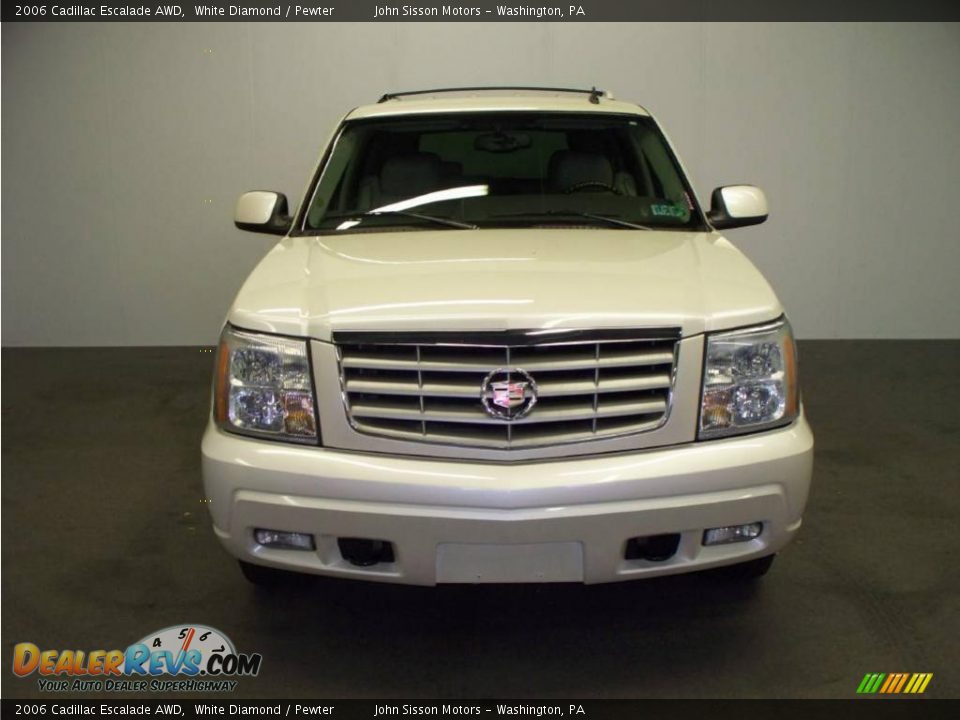 2006 Cadillac Escalade AWD White Diamond / Pewter Photo #2