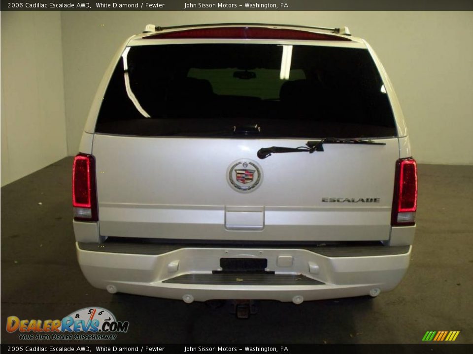 2006 Cadillac Escalade AWD White Diamond / Pewter Photo #3