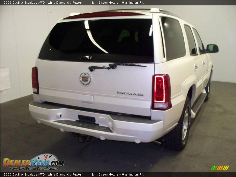 2006 Cadillac Escalade AWD White Diamond / Pewter Photo #4