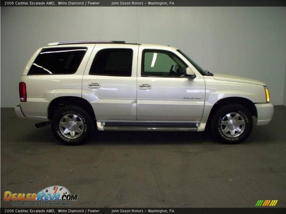 2006 Cadillac Escalade AWD White Diamond / Pewter Photo #5
