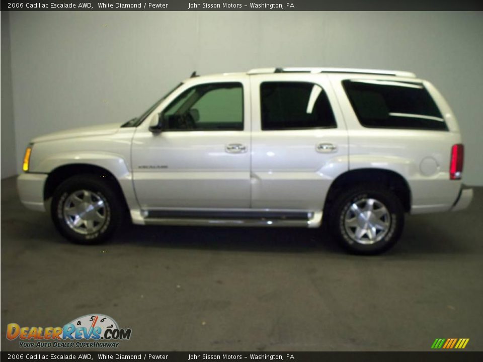 2006 Cadillac Escalade AWD White Diamond / Pewter Photo #6