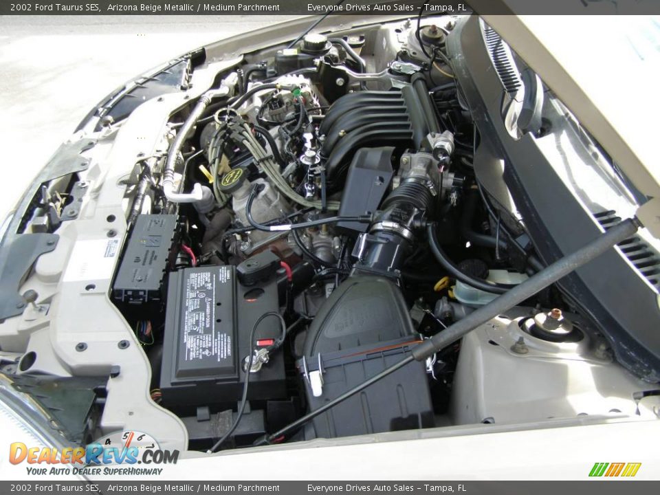 2002 Ford Taurus SES Arizona Beige Metallic / Medium Parchment Photo #27