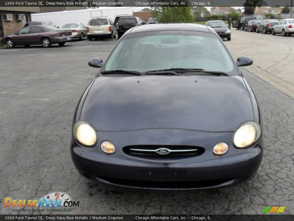 1999 Ford Taurus SE Deep Navy Blue Metallic / Medium Graphite Photo #1