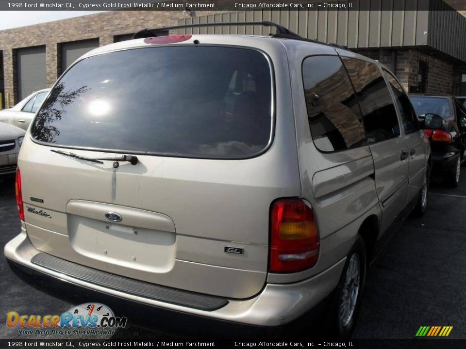 1998 Ford Windstar GL Cypress Gold Frost Metallic / Medium Parchment Photo #7