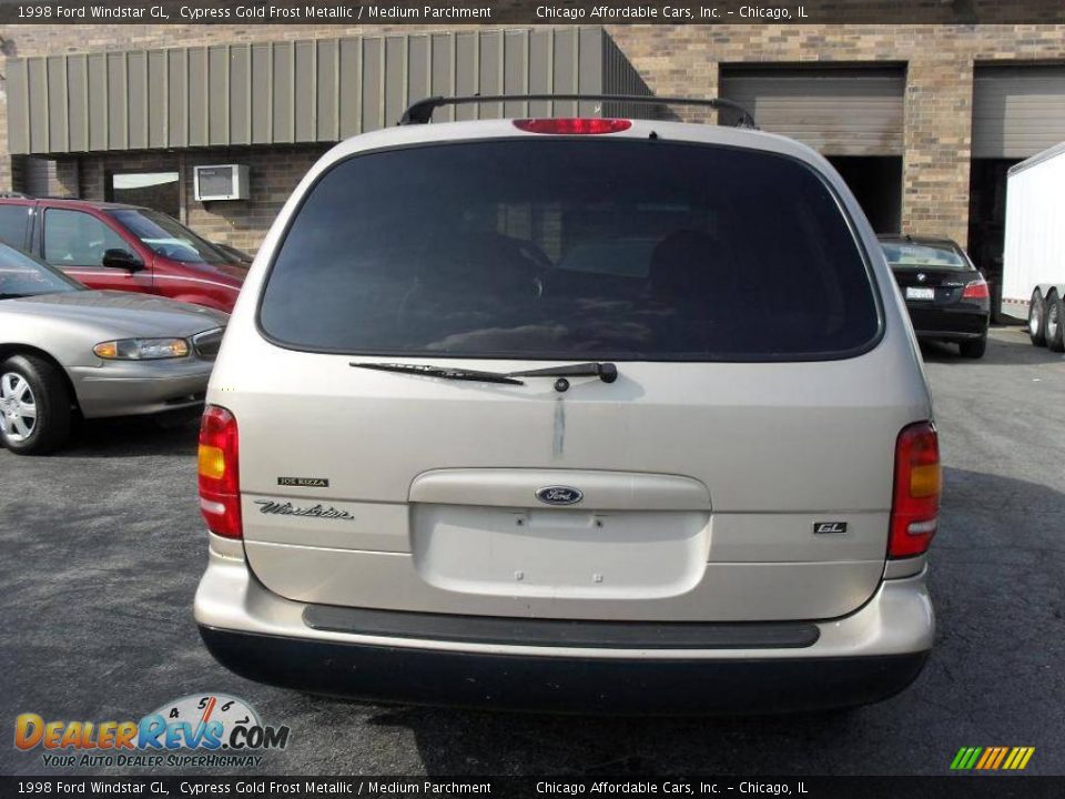 1998 Ford Windstar GL Cypress Gold Frost Metallic / Medium Parchment Photo #8