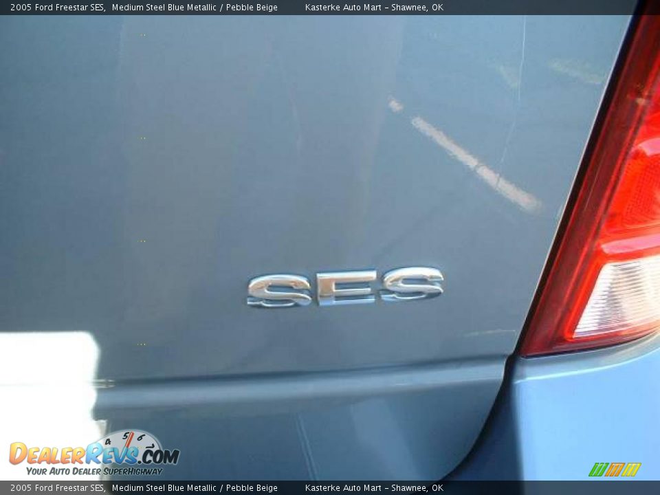 2005 Ford Freestar SES Medium Steel Blue Metallic / Pebble Beige Photo #4