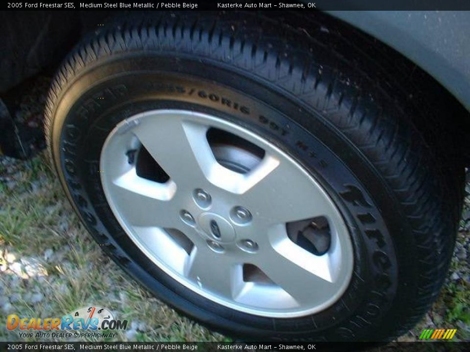 2005 Ford Freestar SES Medium Steel Blue Metallic / Pebble Beige Photo #5