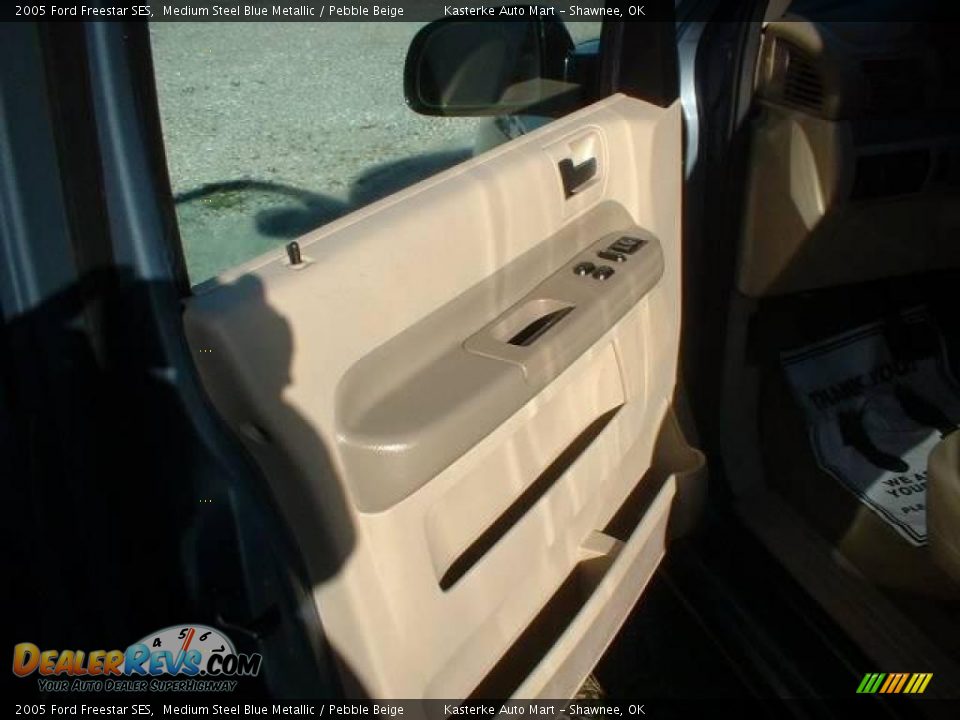 2005 Ford Freestar SES Medium Steel Blue Metallic / Pebble Beige Photo #8
