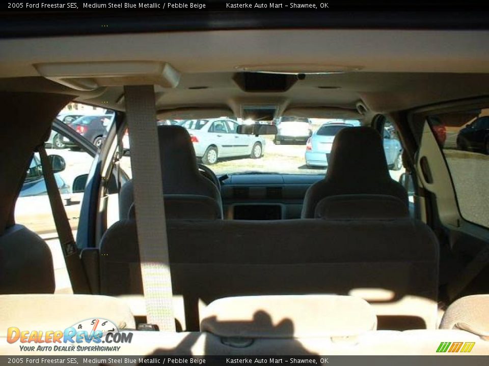 2005 Ford Freestar SES Medium Steel Blue Metallic / Pebble Beige Photo #10