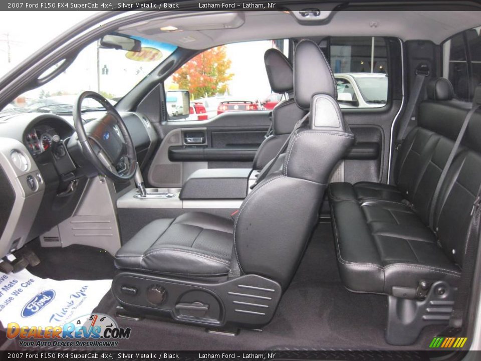 2007 Ford F150 FX4 SuperCab 4x4 Silver Metallic / Black Photo #8