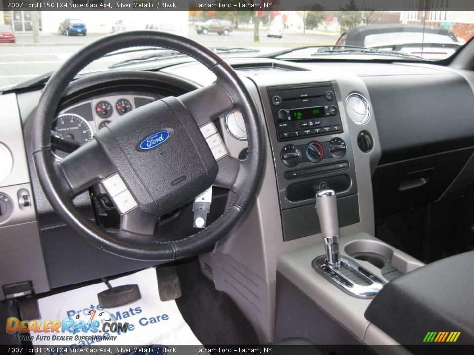 2007 Ford F150 FX4 SuperCab 4x4 Silver Metallic / Black Photo #9