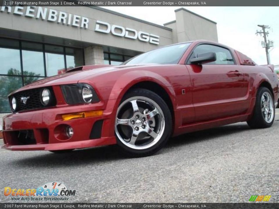 2007 Ford Mustang Roush Stage 1 Coupe Redfire Metallic / Dark Charcoal Photo #1