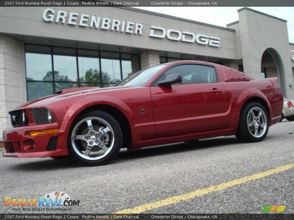 2007 Ford Mustang Roush Stage 1 Coupe Redfire Metallic / Dark Charcoal Photo #2