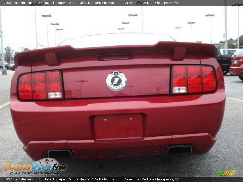 2007 Ford Mustang Roush Stage 1 Coupe Redfire Metallic / Dark Charcoal Photo #6