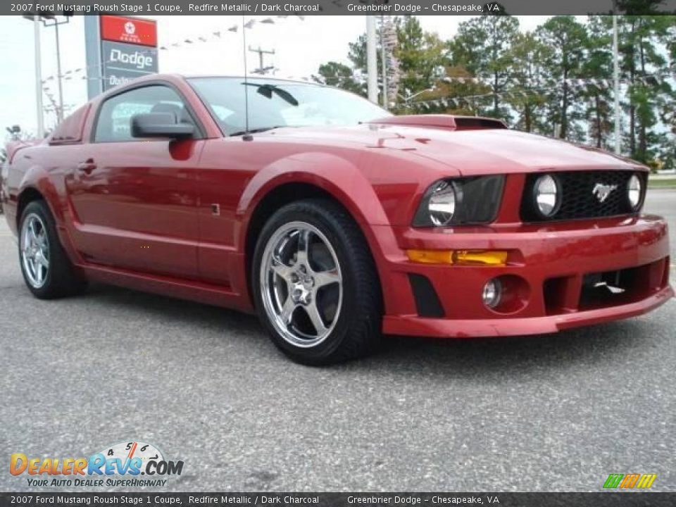 2007 Ford Mustang Roush Stage 1 Coupe Redfire Metallic / Dark Charcoal Photo #10
