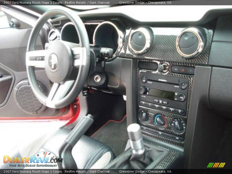 2007 Ford Mustang Roush Stage 1 Coupe Redfire Metallic / Dark Charcoal Photo #20