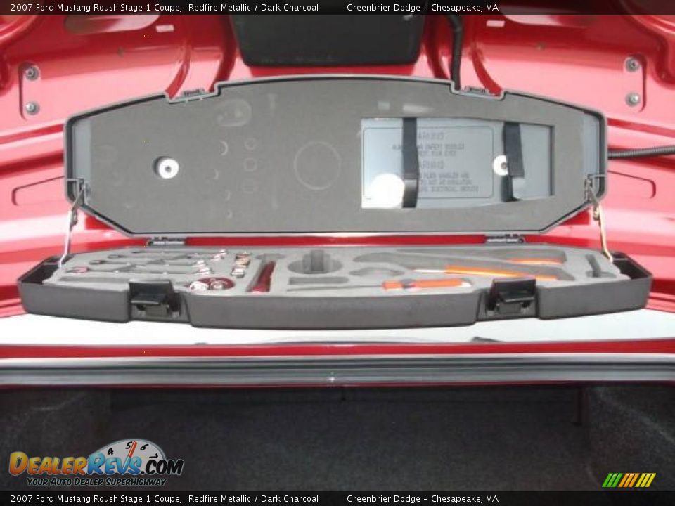 2007 Ford Mustang Roush Stage 1 Coupe Redfire Metallic / Dark Charcoal Photo #25