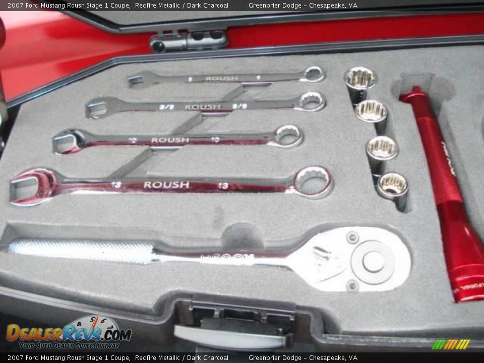 2007 Ford Mustang Roush Stage 1 Coupe Redfire Metallic / Dark Charcoal Photo #26
