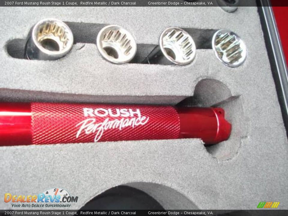 2007 Ford Mustang Roush Stage 1 Coupe Redfire Metallic / Dark Charcoal Photo #27