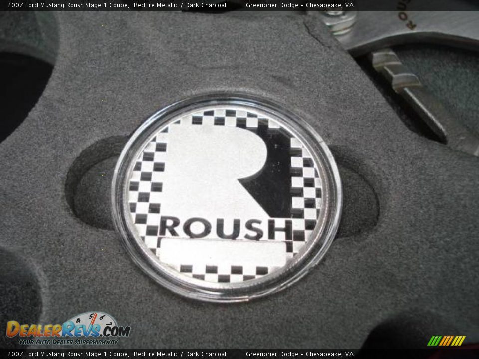 2007 Ford Mustang Roush Stage 1 Coupe Redfire Metallic / Dark Charcoal Photo #28