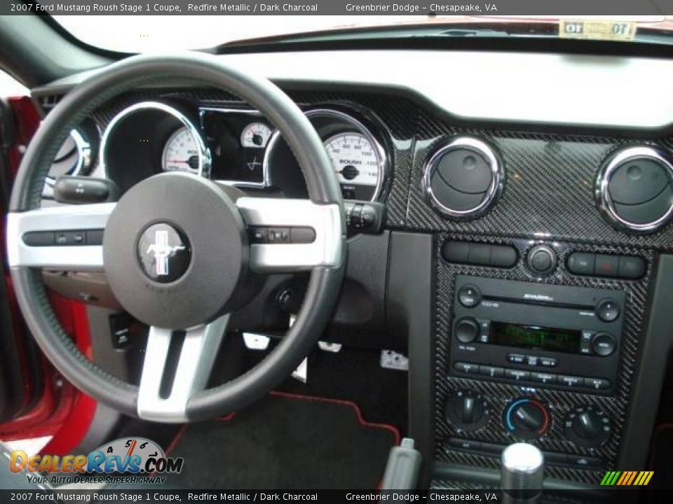 2007 Ford Mustang Roush Stage 1 Coupe Redfire Metallic / Dark Charcoal Photo #33