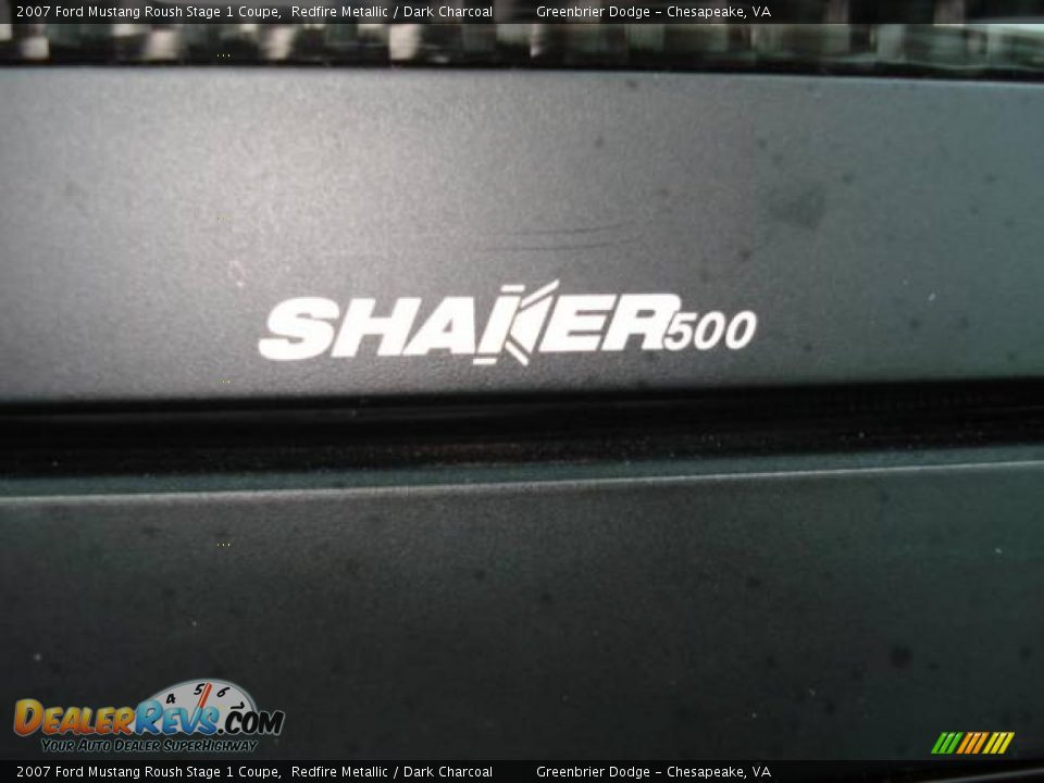 2007 Ford Mustang Roush Stage 1 Coupe Redfire Metallic / Dark Charcoal Photo #36