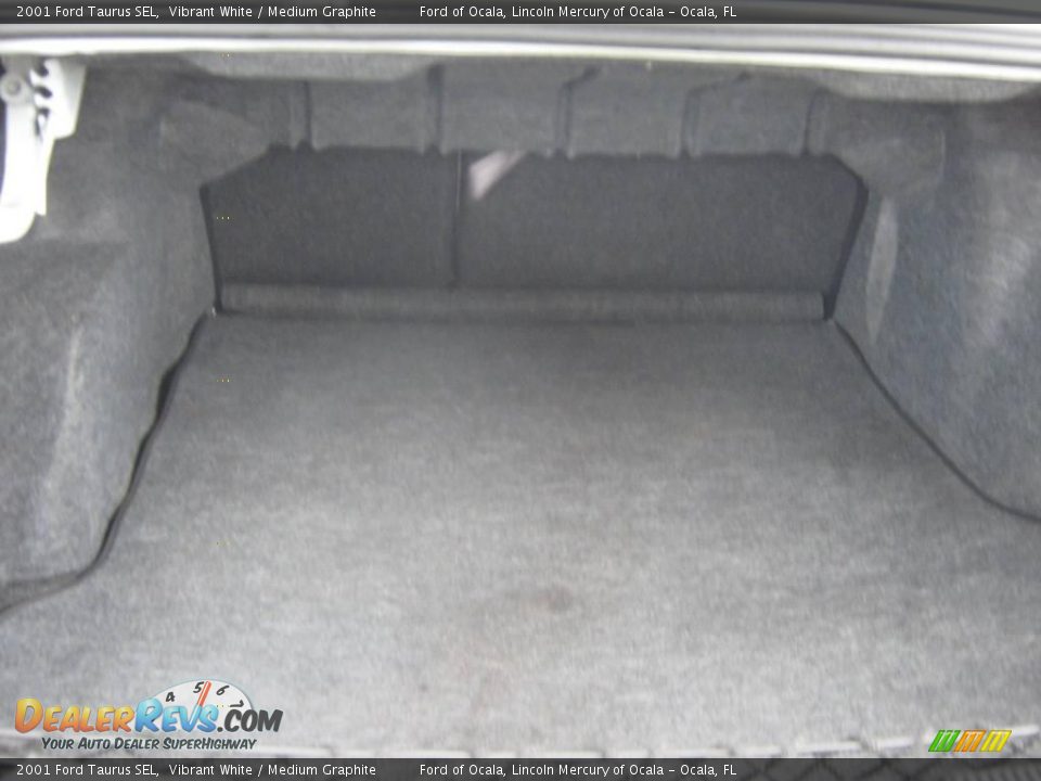2001 Ford Taurus SEL Vibrant White / Medium Graphite Photo #24