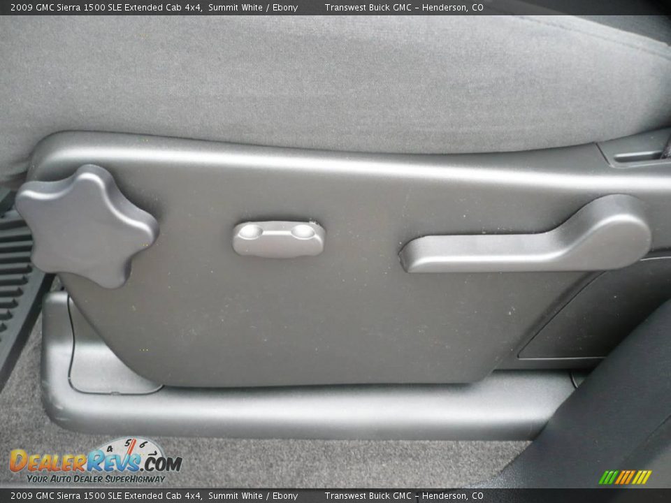 2009 GMC Sierra 1500 SLE Extended Cab 4x4 Summit White / Ebony Photo #7
