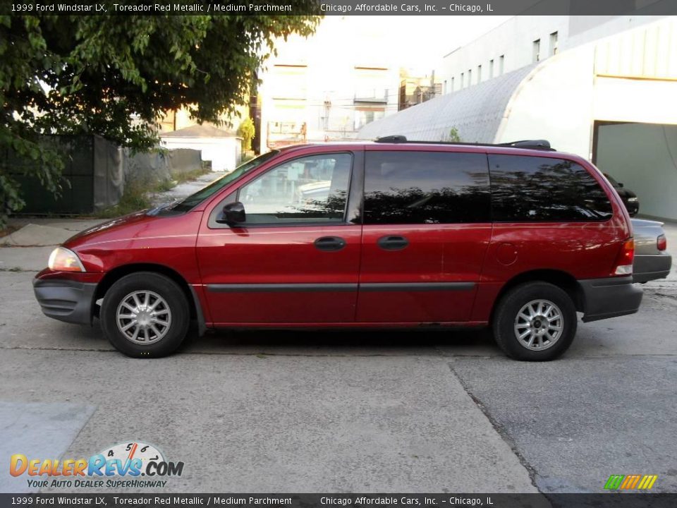 1999 Ford Windstar LX Toreador Red Metallic / Medium Parchment Photo #4