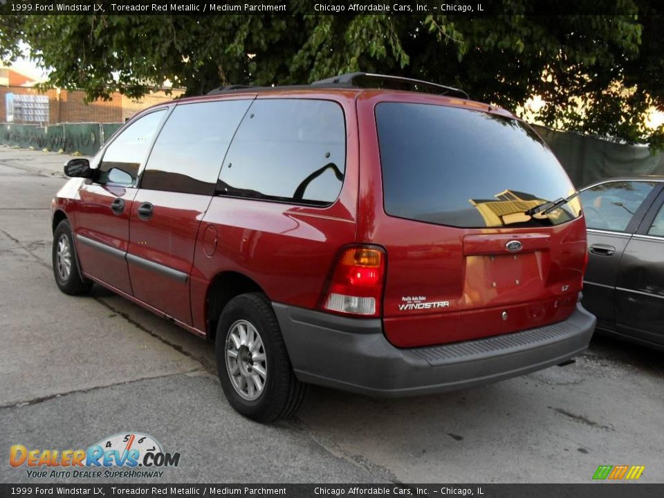 1999 Ford Windstar LX Toreador Red Metallic / Medium Parchment Photo #6