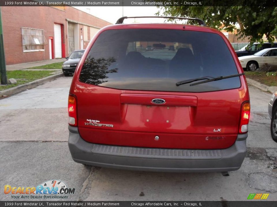 1999 Ford Windstar LX Toreador Red Metallic / Medium Parchment Photo #7