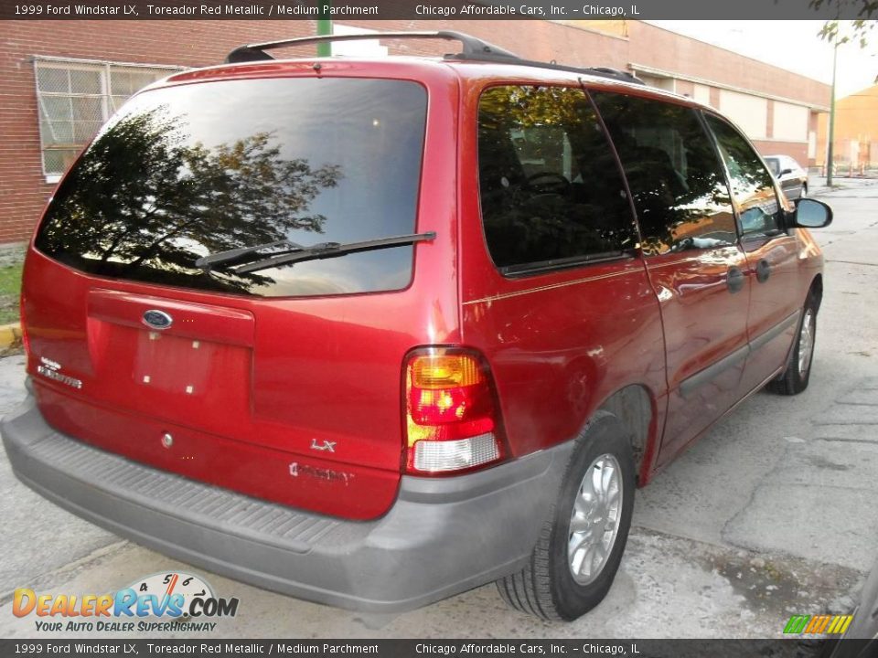 1999 Ford Windstar LX Toreador Red Metallic / Medium Parchment Photo #8