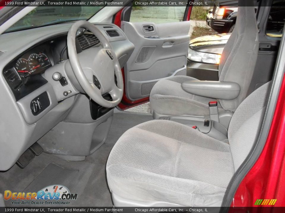 1999 Ford Windstar LX Toreador Red Metallic / Medium Parchment Photo #9