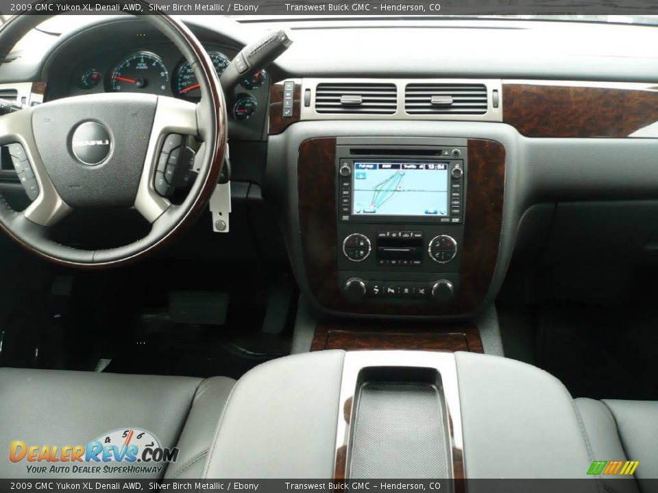 2009 GMC Yukon XL Denali AWD Silver Birch Metallic / Ebony Photo #6