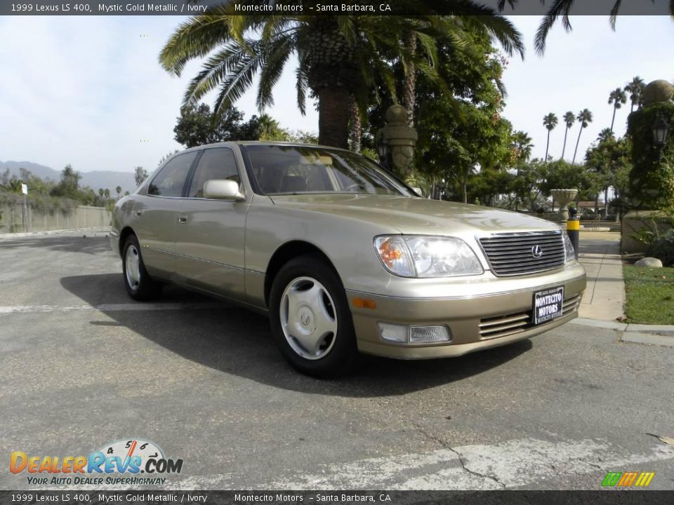 1999 Lexus LS 400 Mystic Gold Metallic / Ivory Photo #2