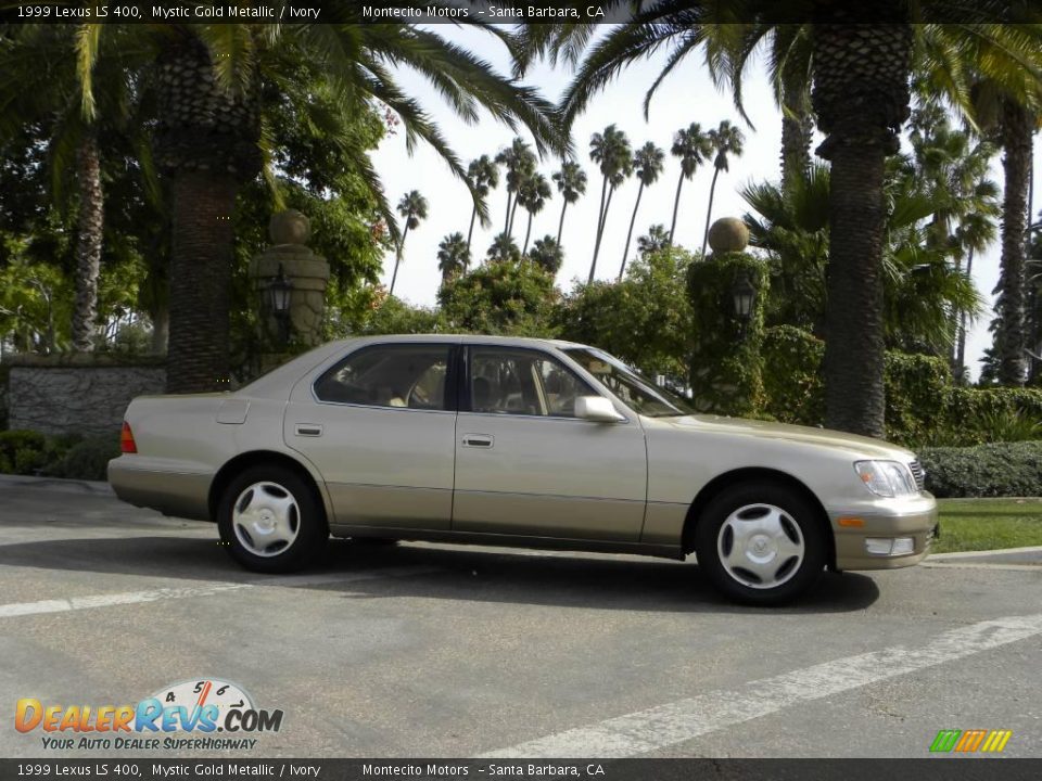 1999 Lexus LS 400 Mystic Gold Metallic / Ivory Photo #3