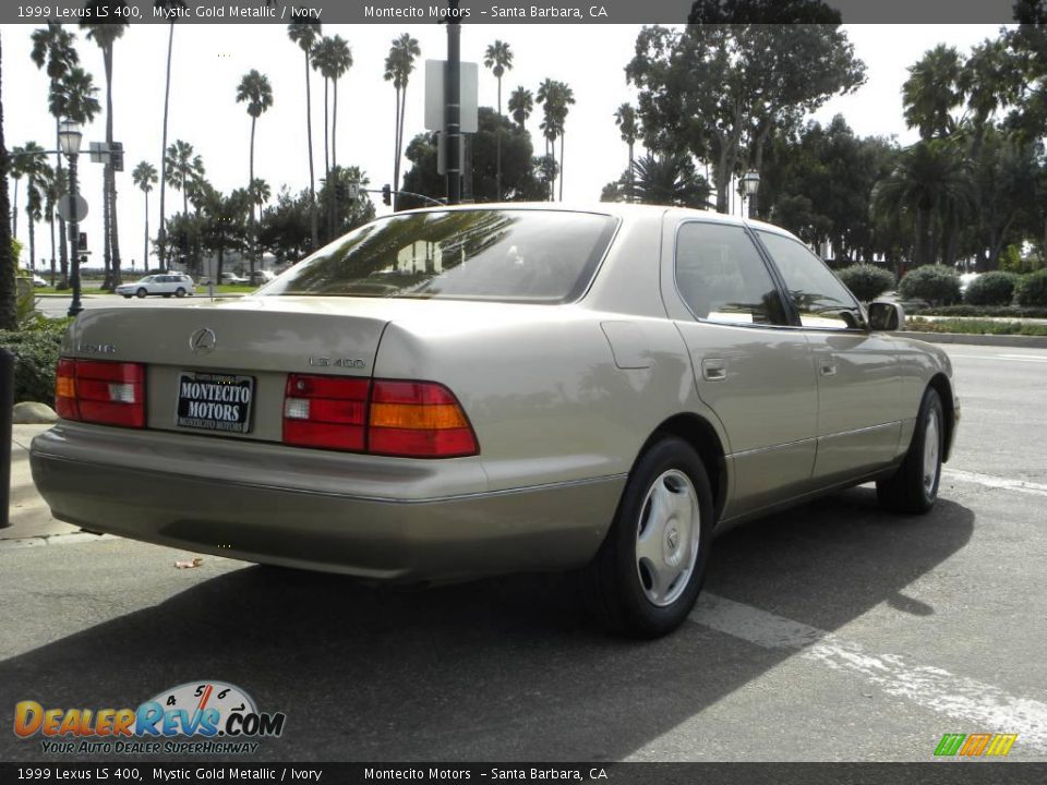 1999 Lexus LS 400 Mystic Gold Metallic / Ivory Photo #4