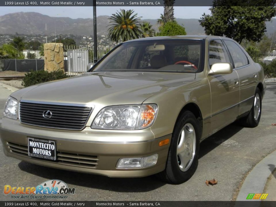 1999 Lexus LS 400 Mystic Gold Metallic / Ivory Photo #6