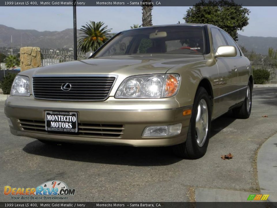 1999 Lexus LS 400 Mystic Gold Metallic / Ivory Photo #8