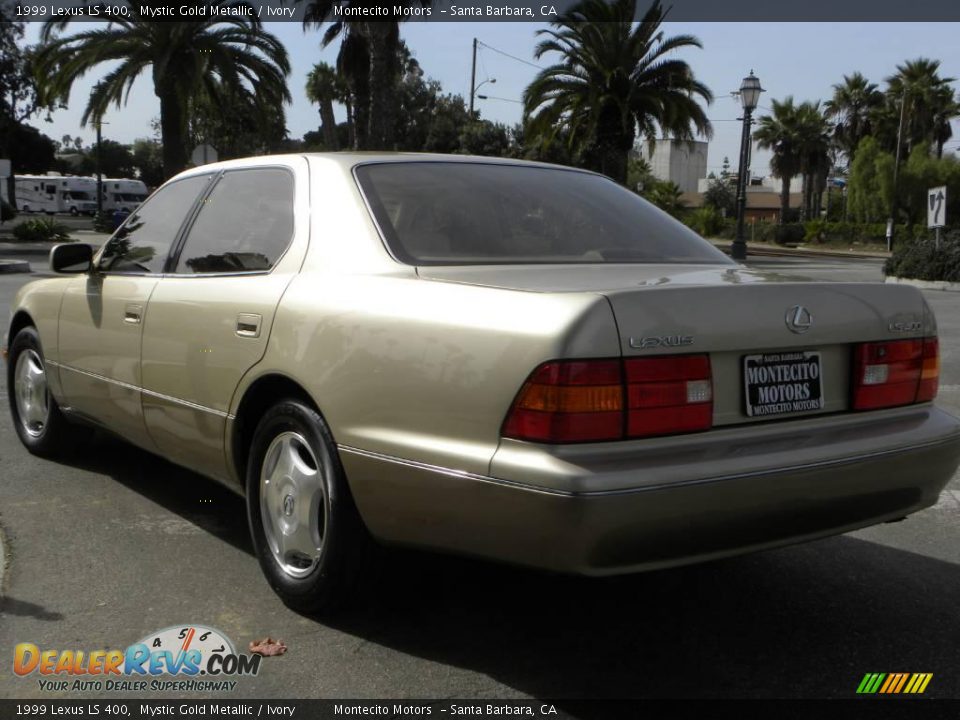 1999 Lexus LS 400 Mystic Gold Metallic / Ivory Photo #11