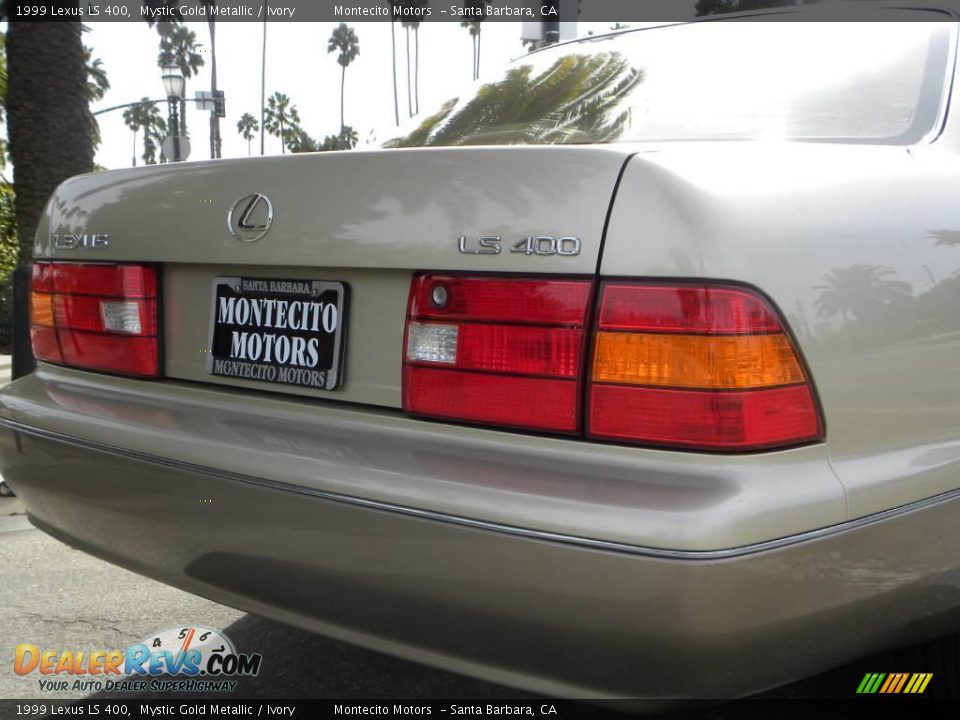 1999 Lexus LS 400 Mystic Gold Metallic / Ivory Photo #12