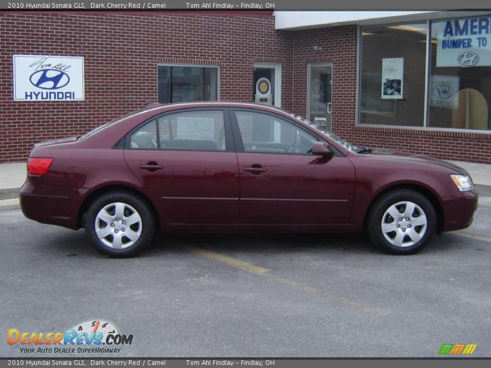 2010 Hyundai Sonata GLS Dark Cherry Red / Camel Photo #2