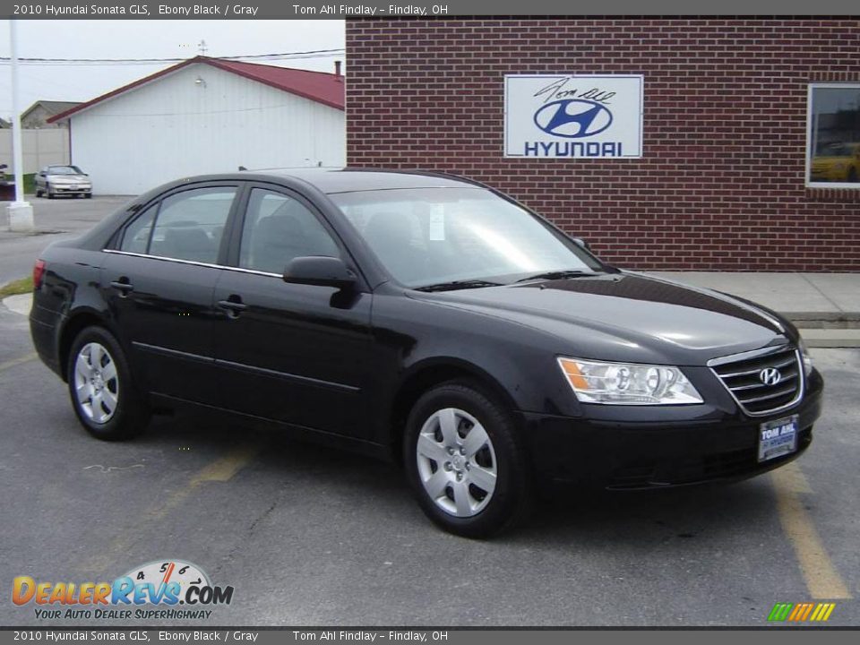 2010 Hyundai Sonata GLS Ebony Black / Gray Photo #1