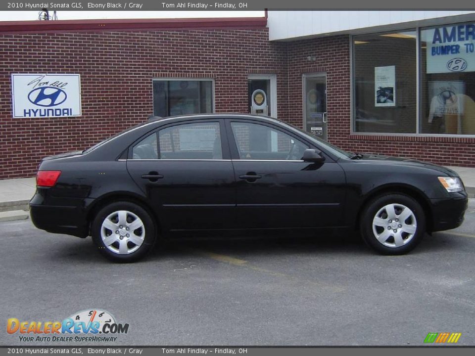 2010 Hyundai Sonata GLS Ebony Black / Gray Photo #2