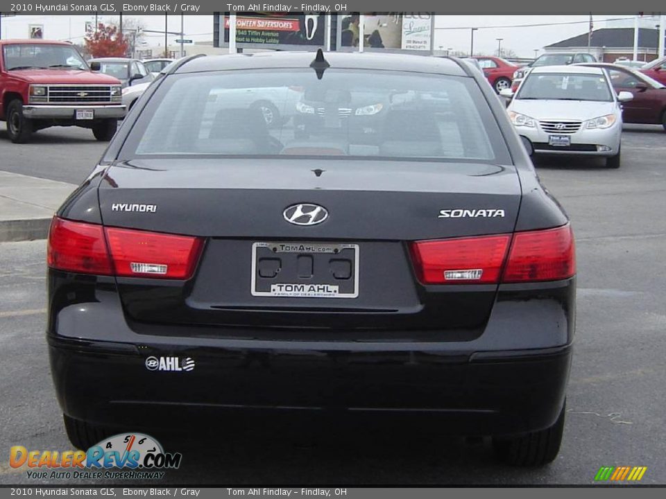 2010 Hyundai Sonata GLS Ebony Black / Gray Photo #4
