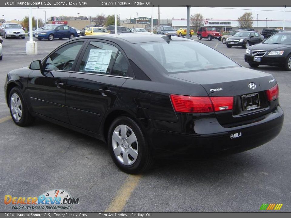 2010 Hyundai Sonata GLS Ebony Black / Gray Photo #5
