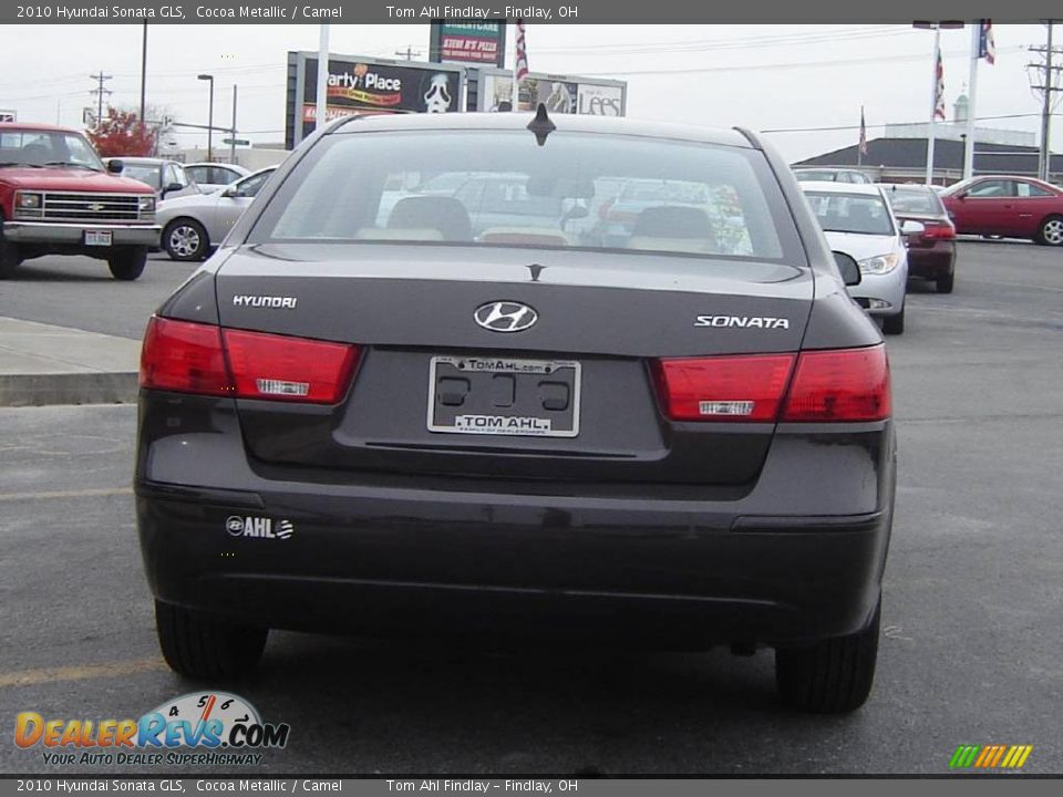 2010 Hyundai Sonata GLS Cocoa Metallic / Camel Photo #4