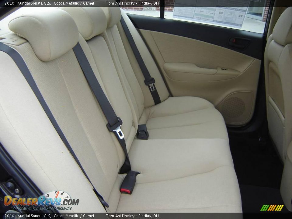 2010 Hyundai Sonata GLS Cocoa Metallic / Camel Photo #12