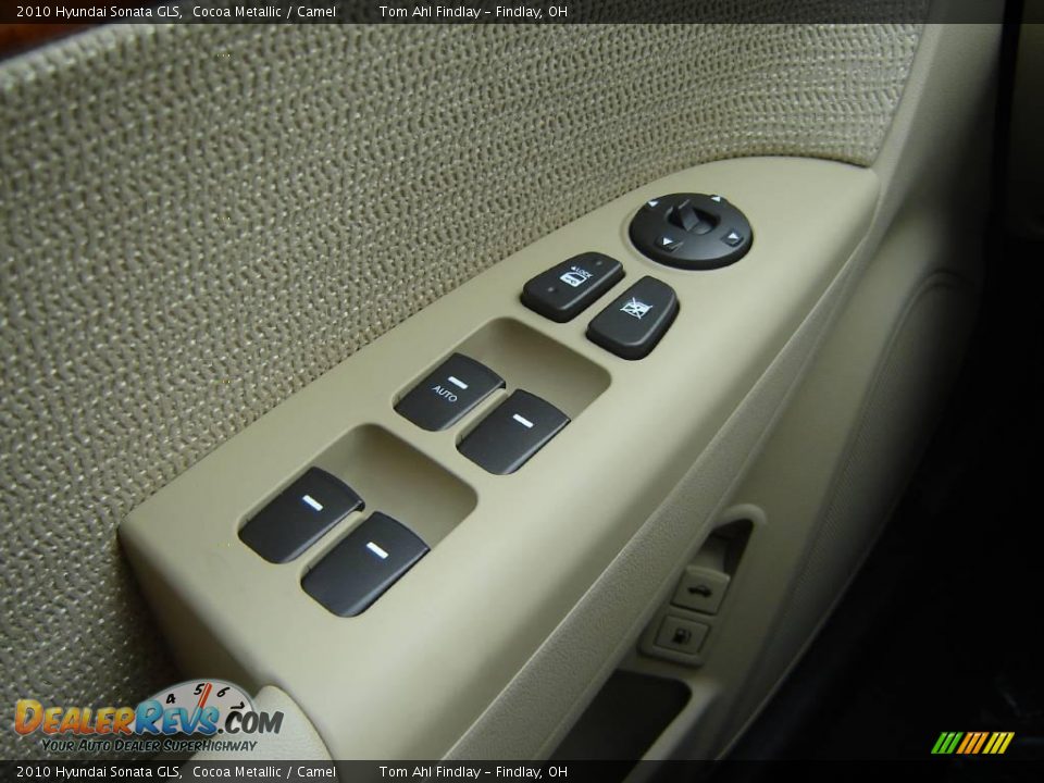 2010 Hyundai Sonata GLS Cocoa Metallic / Camel Photo #18