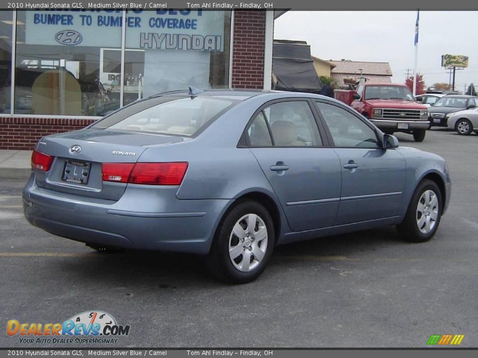 2010 Hyundai Sonata GLS Medium Silver Blue / Camel Photo #3